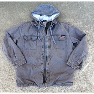 Genuine Dickies Streetwear Hooded Work Coat Men's M